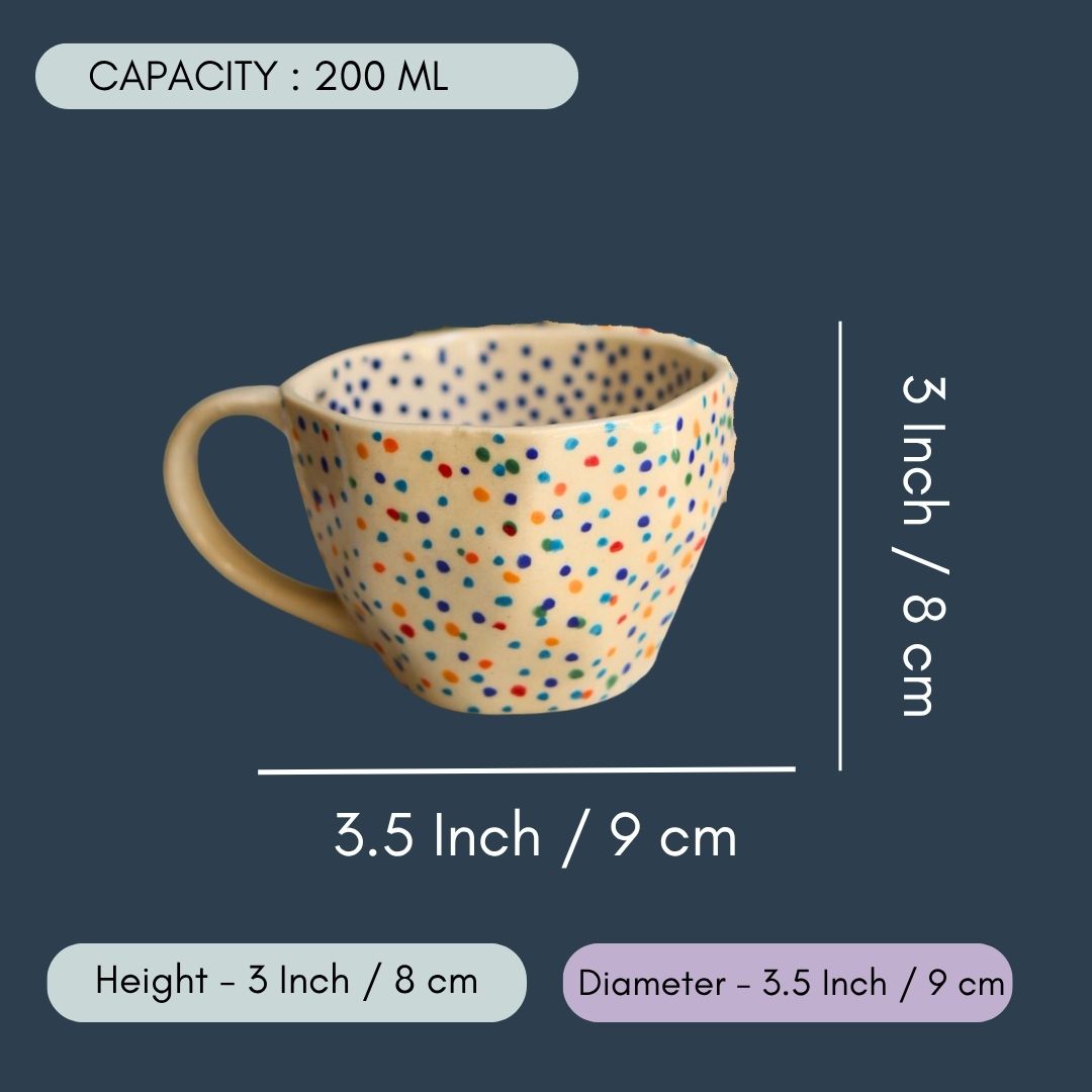 Colorful Polka Mug