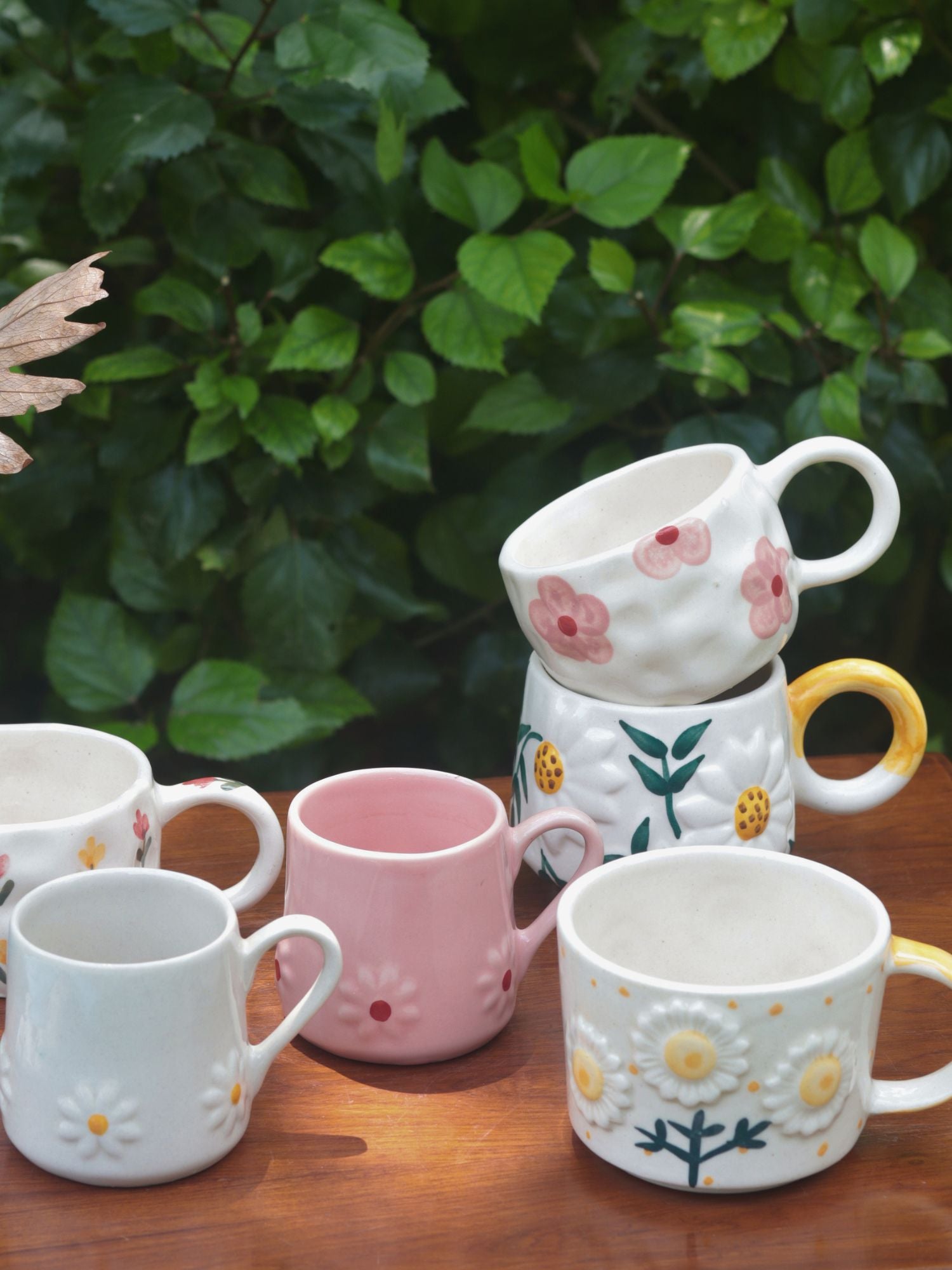 Set of 6 Blooming Mugs (for the price of 5) with premium quality material