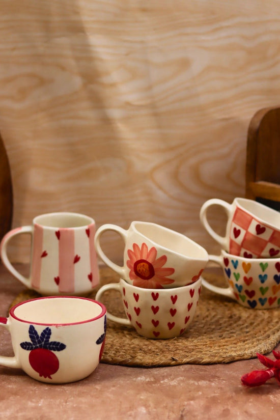 Set of 6 handmade mugs (For the price of 5)