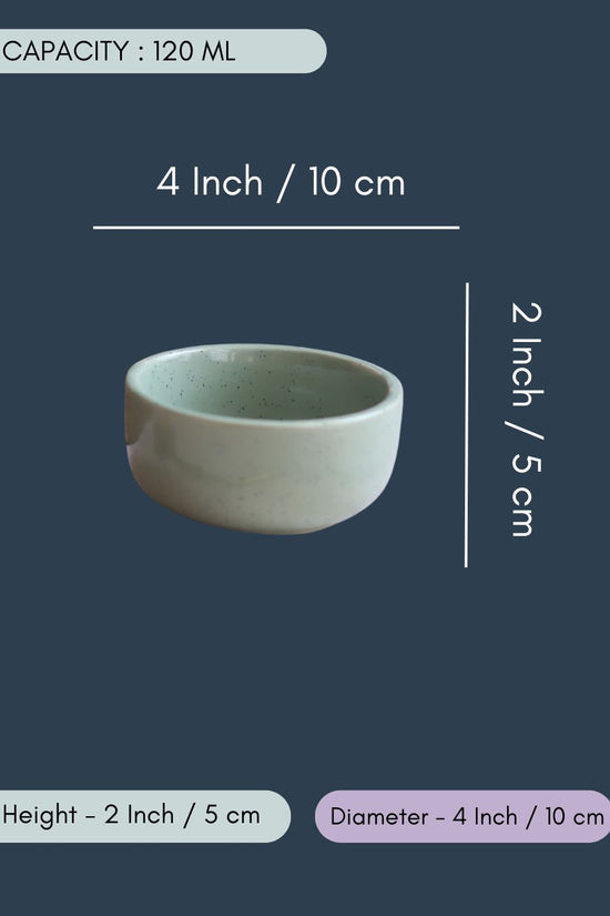 Set of 4 - Sage Green Katori
