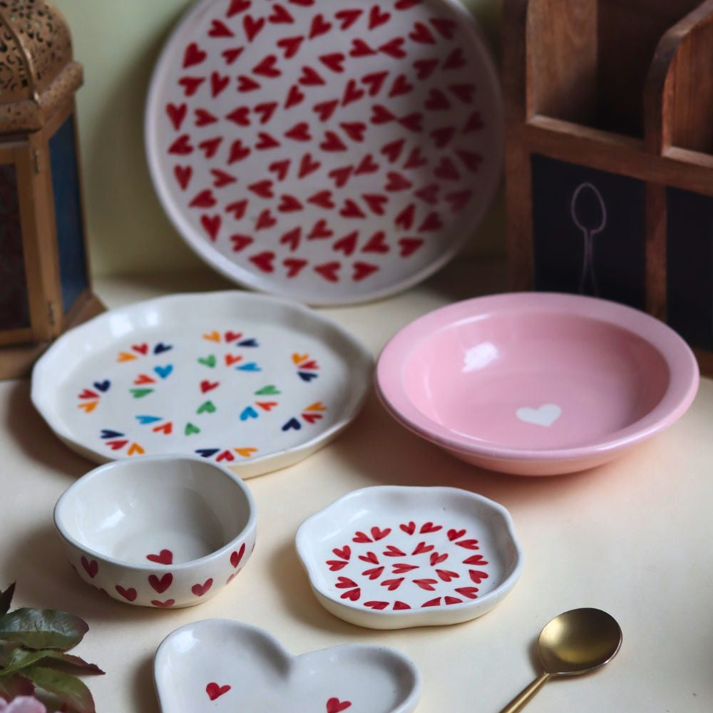 handmade Set of 6 Love on the Table Combo (for the price of 5)