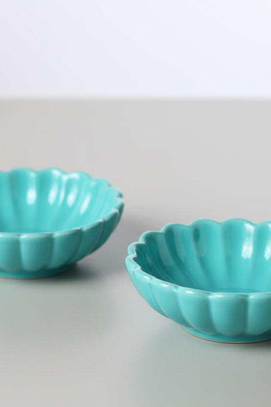 Sky blue Ice Cream Bowl