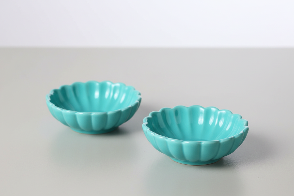 Sky blue Ice Cream Bowl