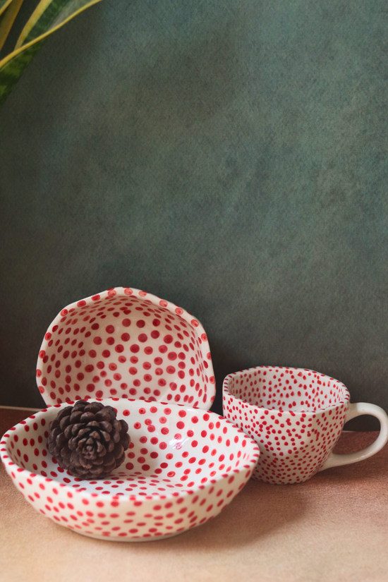 Dinnerware handmade ceramic bowls & mug