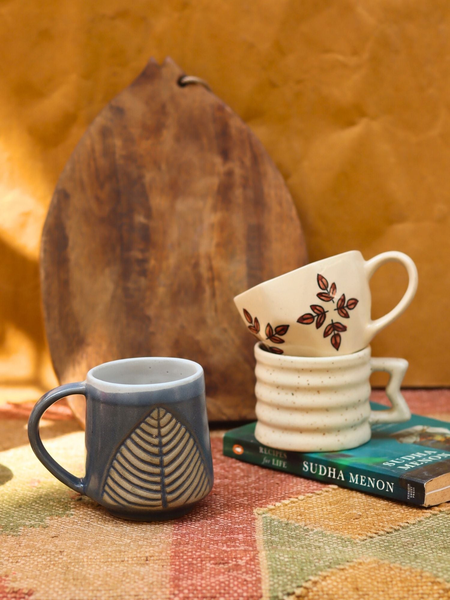 Set of 3 - Spring Sip Mugs combo handmade in India