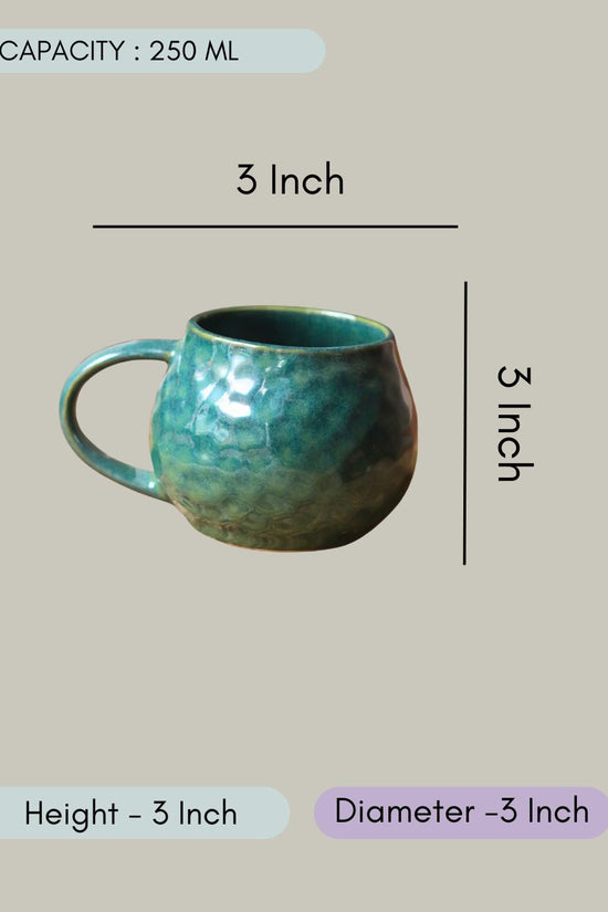 Green Honeycomb Mug