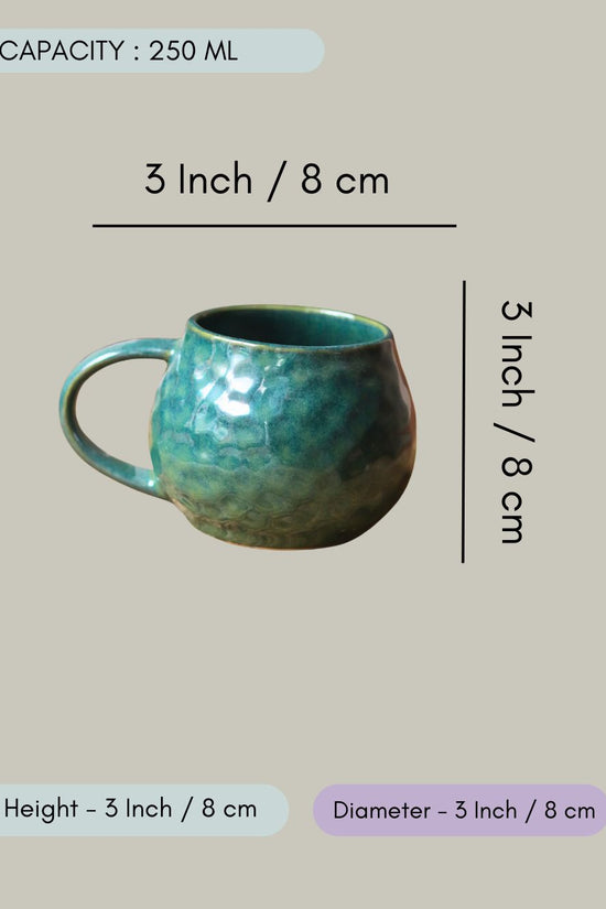 Green Honeycomb Mug