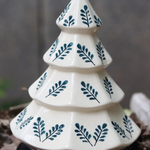 handmade christmas tree & Blue Pumpkin, made by ceramic 