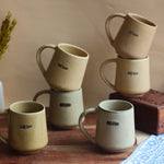 BEGIN Mug // - Set of 6 handmade in india