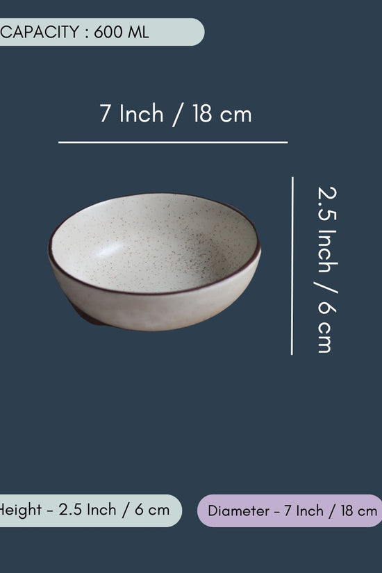 Ivory Bliss Curry Bowl (Set of Four - Get 2 FREE)