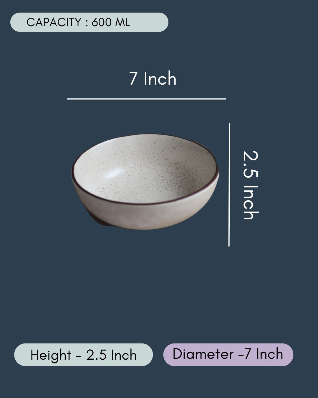 Ivory Bliss Curry Bowl (Set of Four - Get 2 FREE)