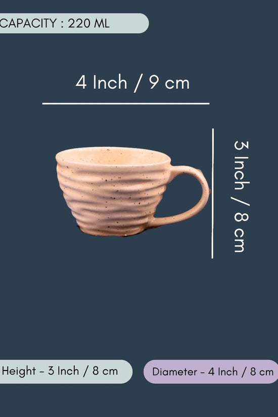 White Twirl Coffee Mug