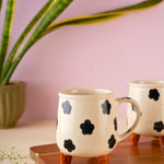 moo mug made by ceramic