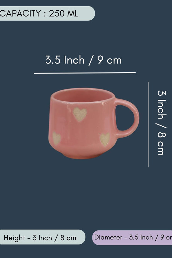 Pink Heart Throb Mug