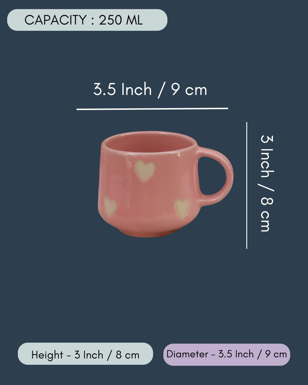 Pink Heart Throb Mug