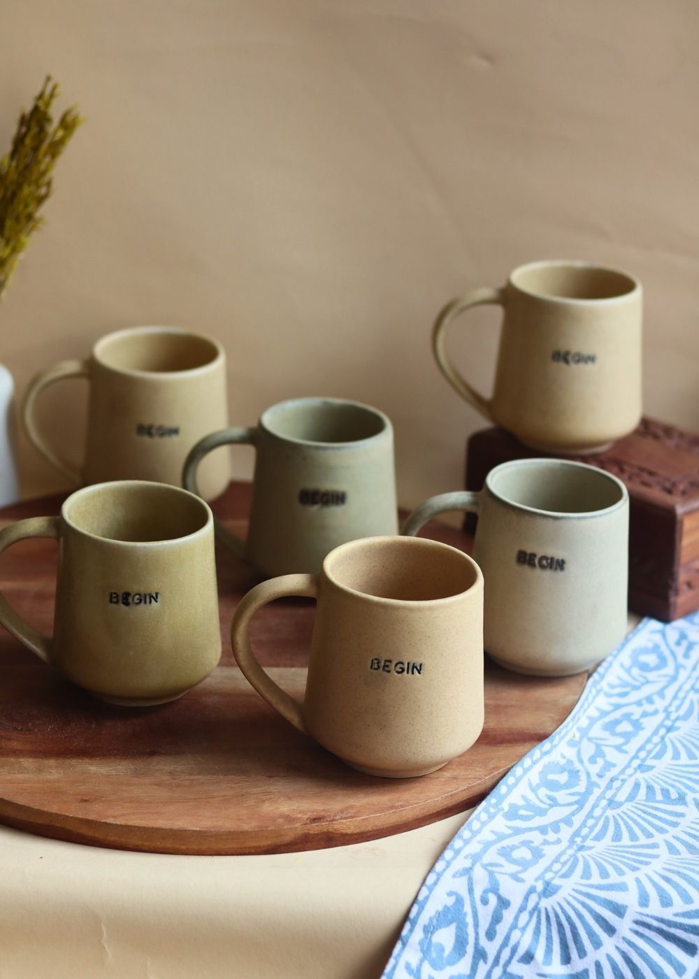 BEGIN Mug // - Set of 6 with premium quality material