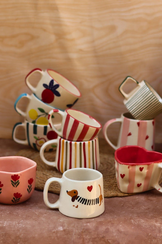 handmade Set of 10 Summer Bliss Mugs combo (for the price of 7)