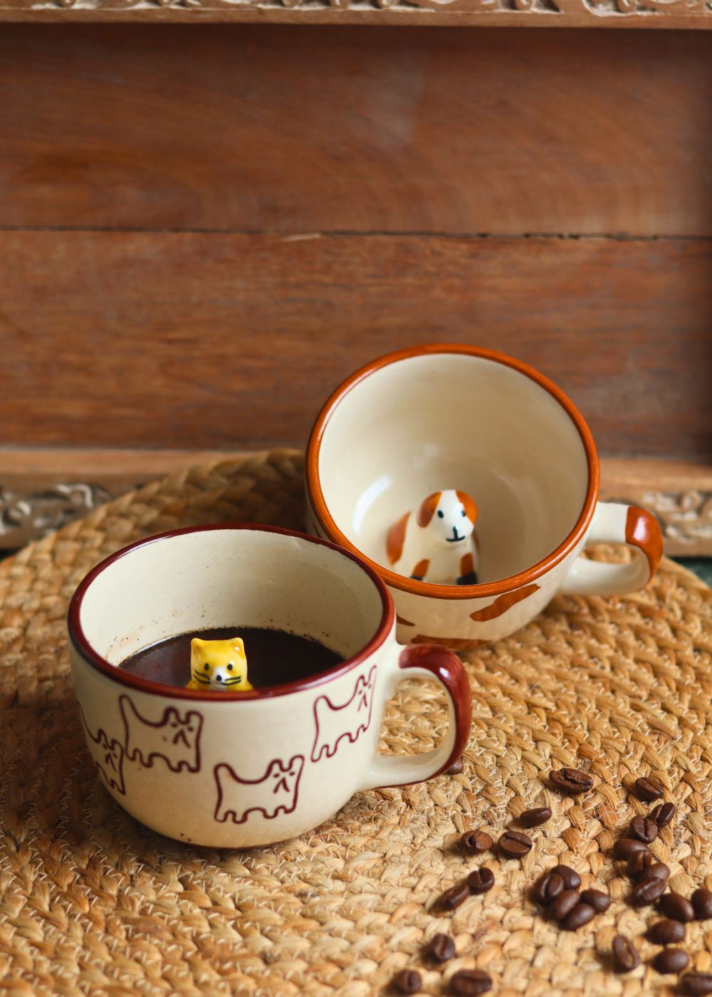 Cat mug & Dog mug with premium quality material