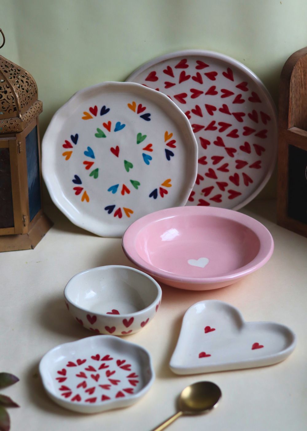 Set of 6 Love on the Table Combo (for the price of 5) made with premium quality material