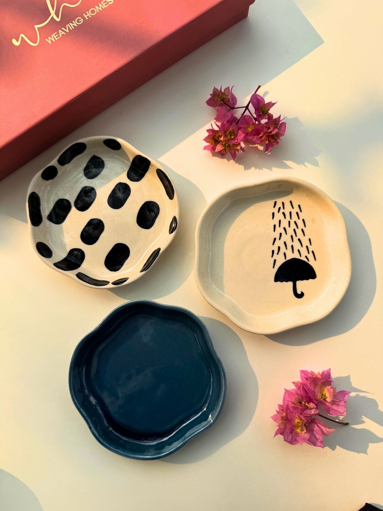 Set of 3 - Mini Treats dessert plate