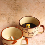 Cat mug & Dog mug made by ceramic