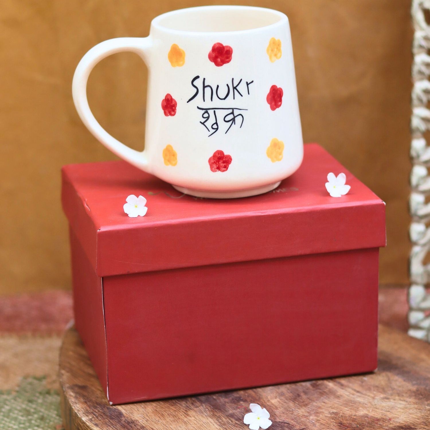 Shukr Mug in a Gift Box made by ceramic