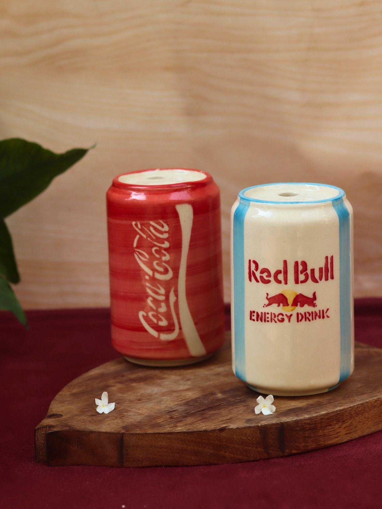 Set of 2 - Red Bull & Coca Cola Tumbler combo made by ceramic