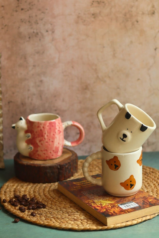 Set of 3 - Little Tails Mugs with premium quality material