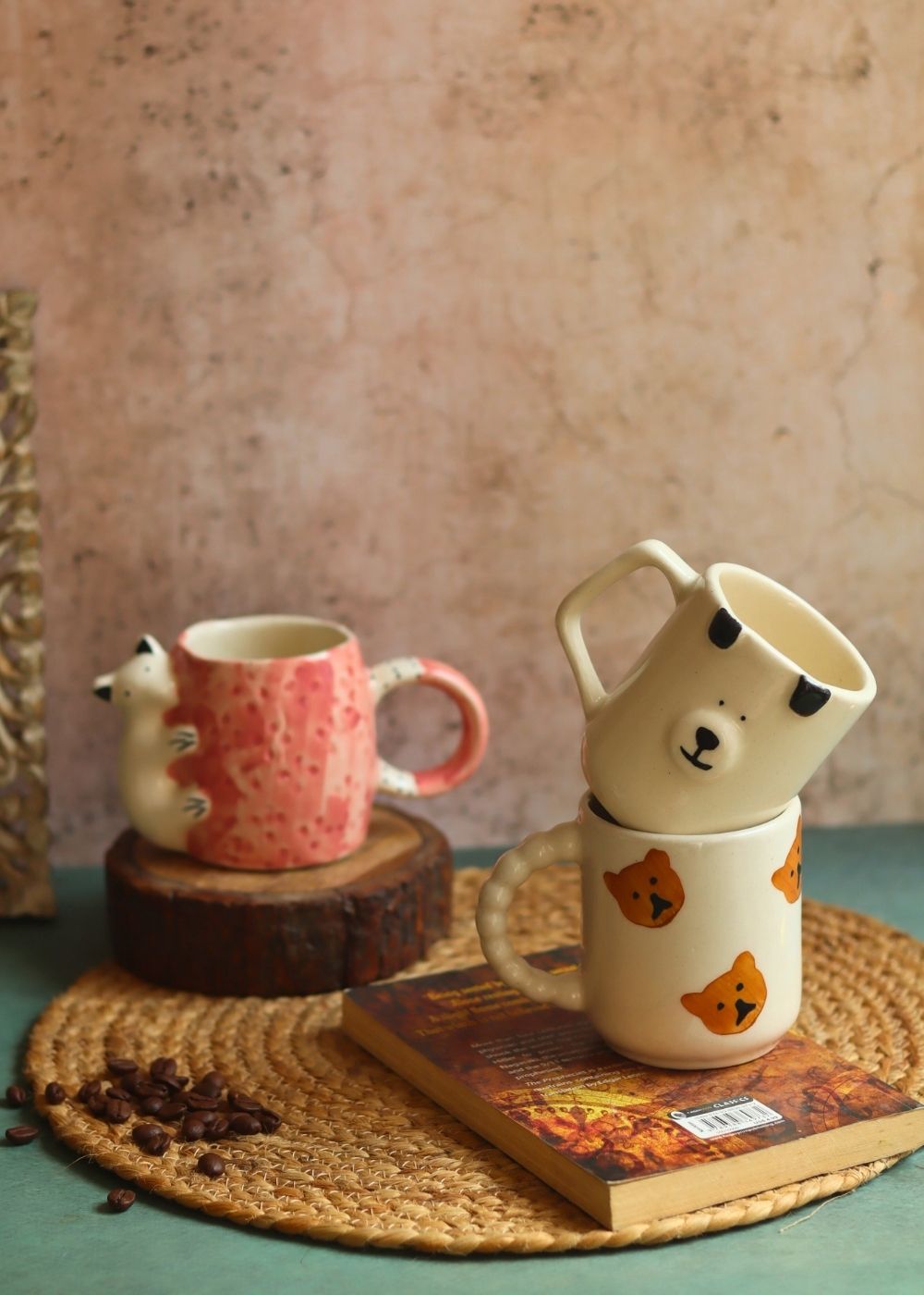 Set of 3 - Little Tails Mugs with premium quality material