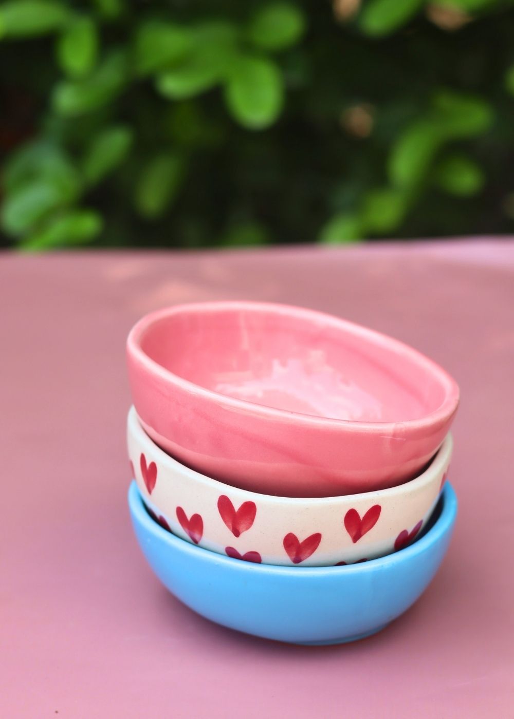 Set of 3 - Modern Grace Bowls combo handmade in India