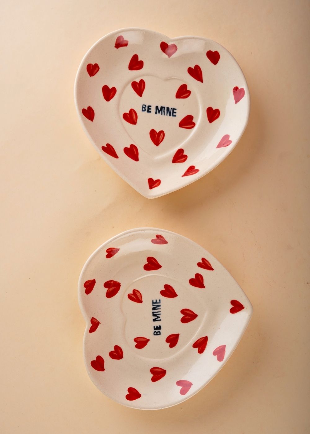 be mine heart platter handmade in india