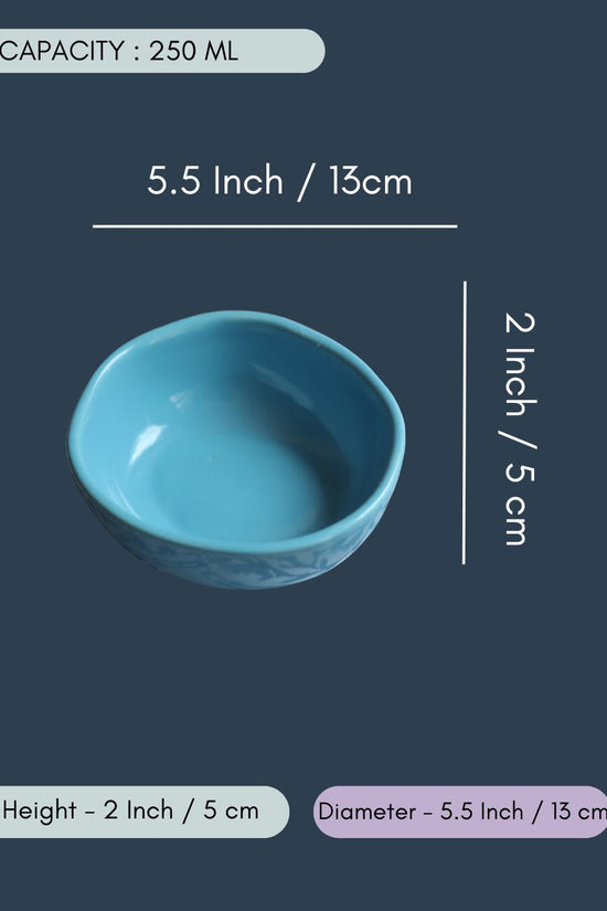 Sky Blue Icecream Bowl