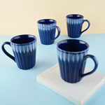 basic Blue coffee mug handmade in india