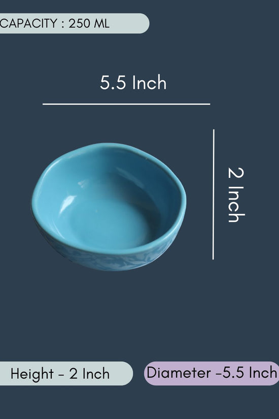 Sky Blue Icecream Bowl