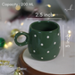 Christmas Cuddle Mug- Green Polka