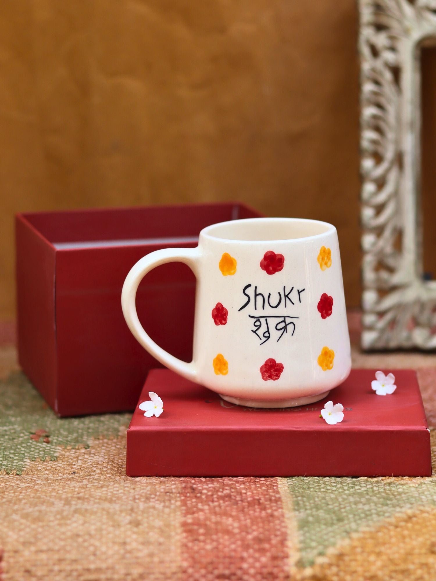 Shukr Mug in a Gift Box handmade in India