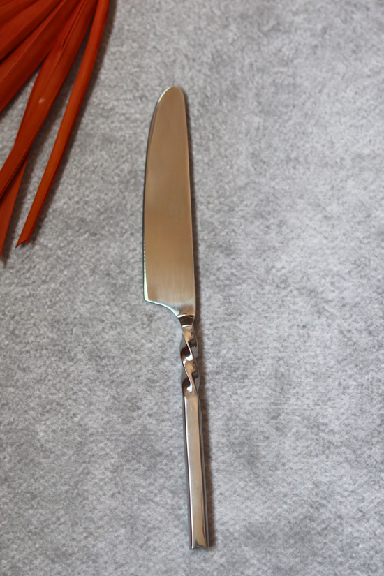 Breakfast silver knife stainless steel 