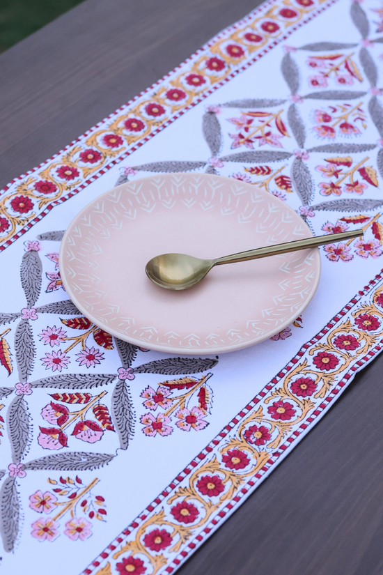 Canvas cotton table runner