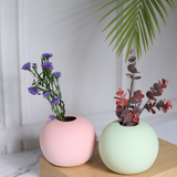 Round Planters - Baby Pink & Light Green