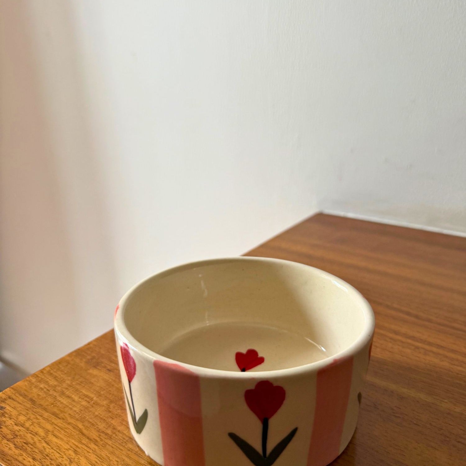 handmade Pastel tulip bowl