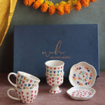 Set of 6 Savor & Sip Combo (for the price of 5) Diwali Gift Box handmade in india