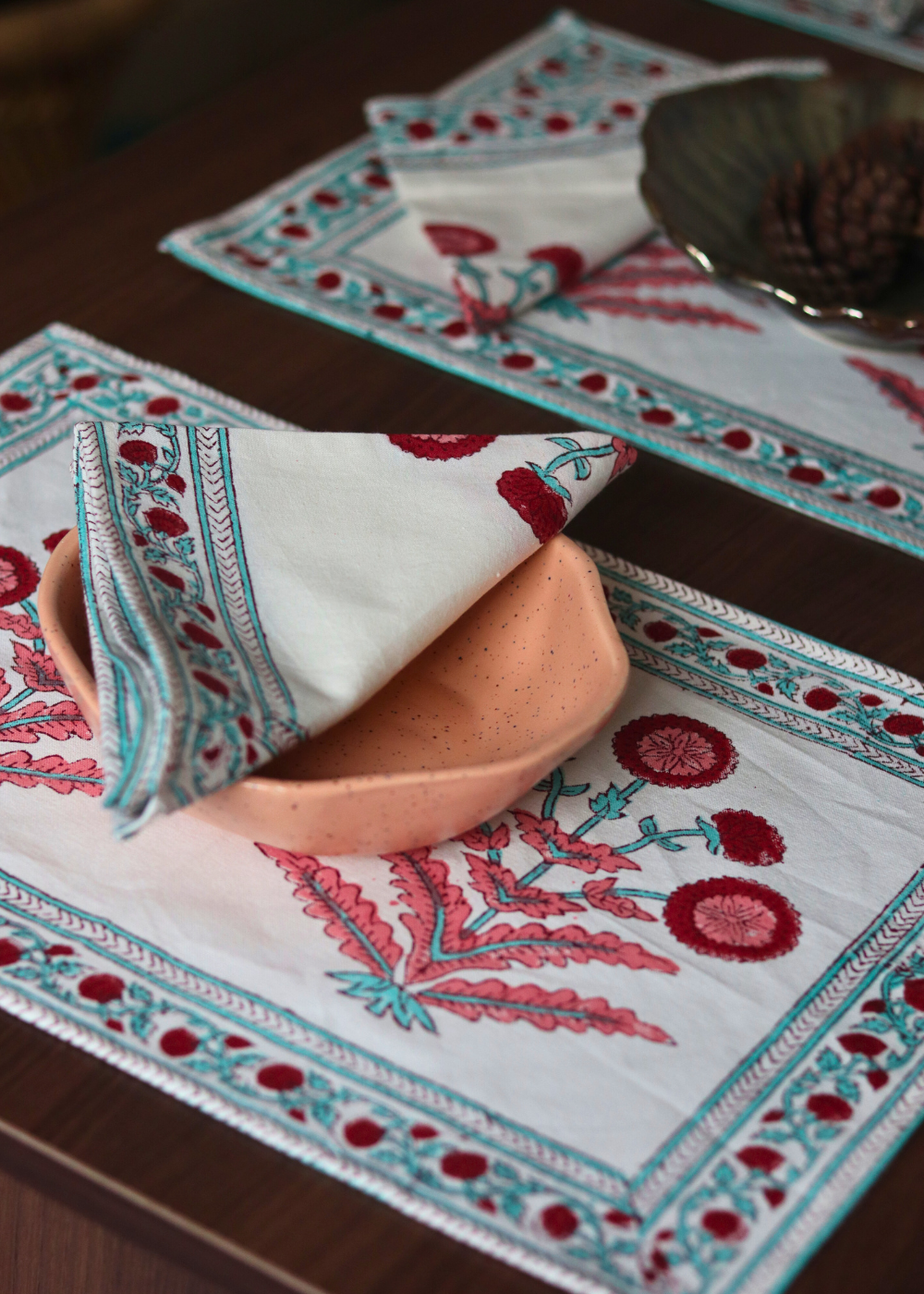 Cotton table Mat & napkin
