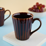 basic brown coffee mug handmade in india 