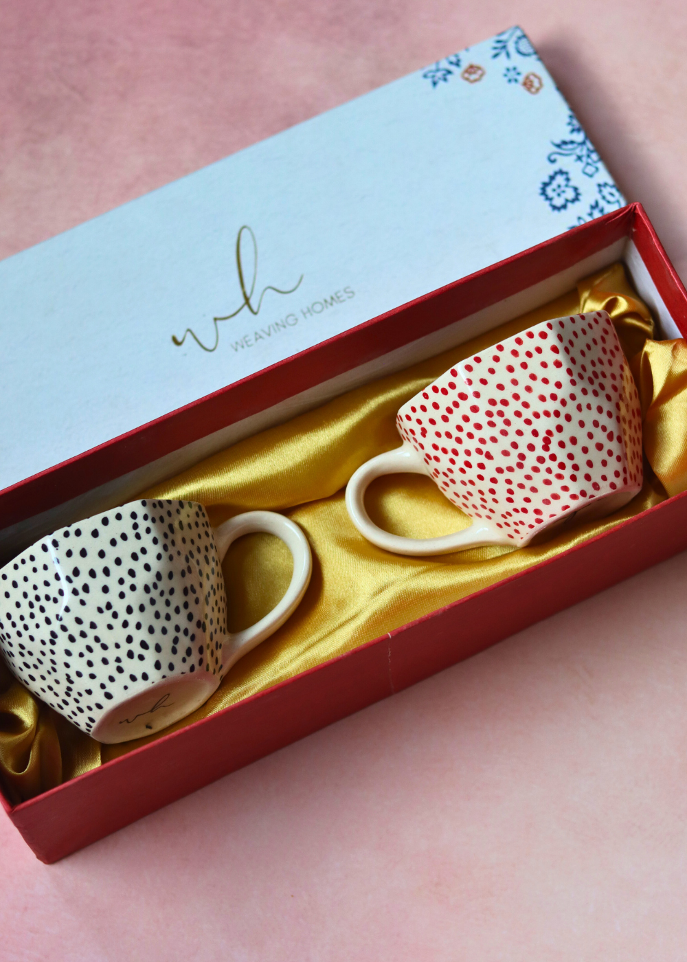 Drinkware handmade coffee mugs in a gift box