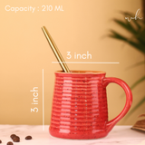 Glossy Red Coffee Mug