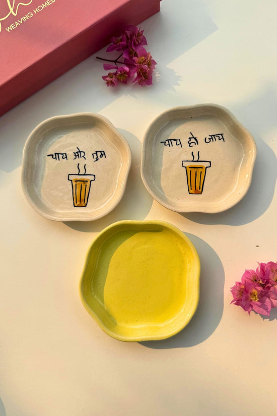 Set of 3 - Sweet Fantasy dessert plate combo