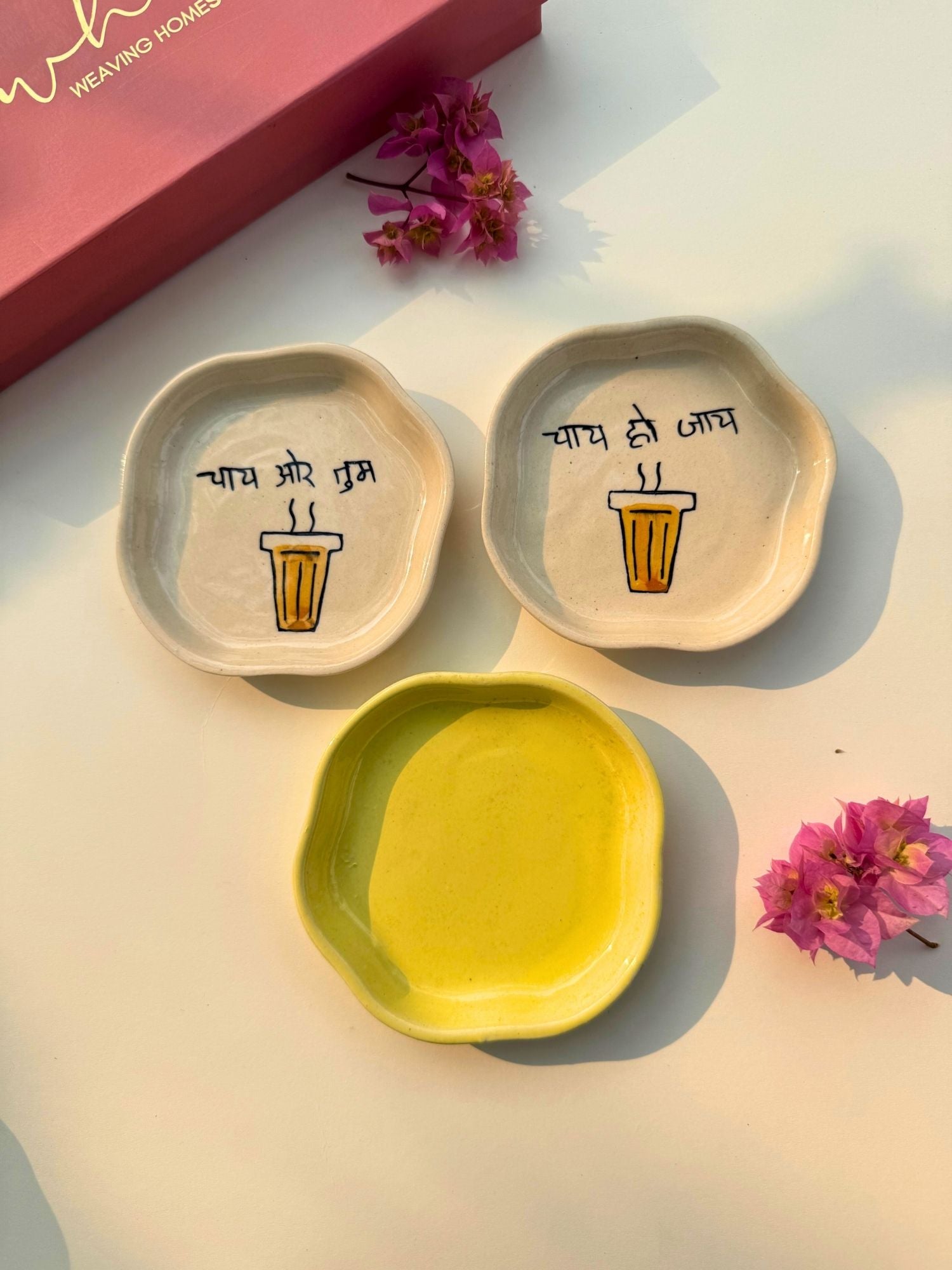 Set of 3 - Sweet Fantasy dessert plate combo