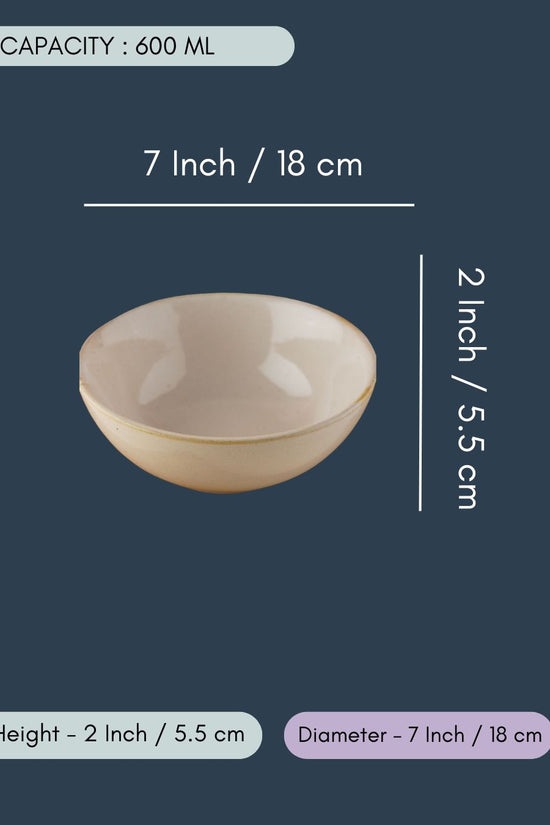 Pearl White Curry Bowl