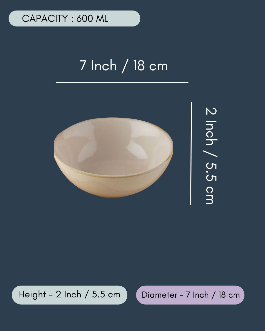 Pearl White Curry Bowl