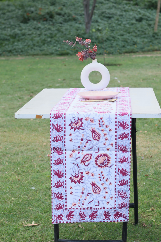 Handcrafted table runner